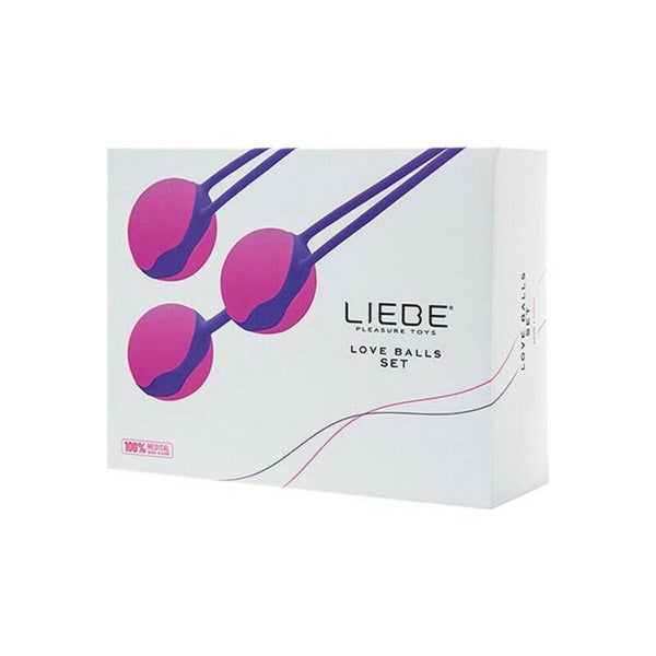 Liebe Love Balls Silikon Orgasmusbälle rosa für Beckenbodenübungen - Erotik Shop
