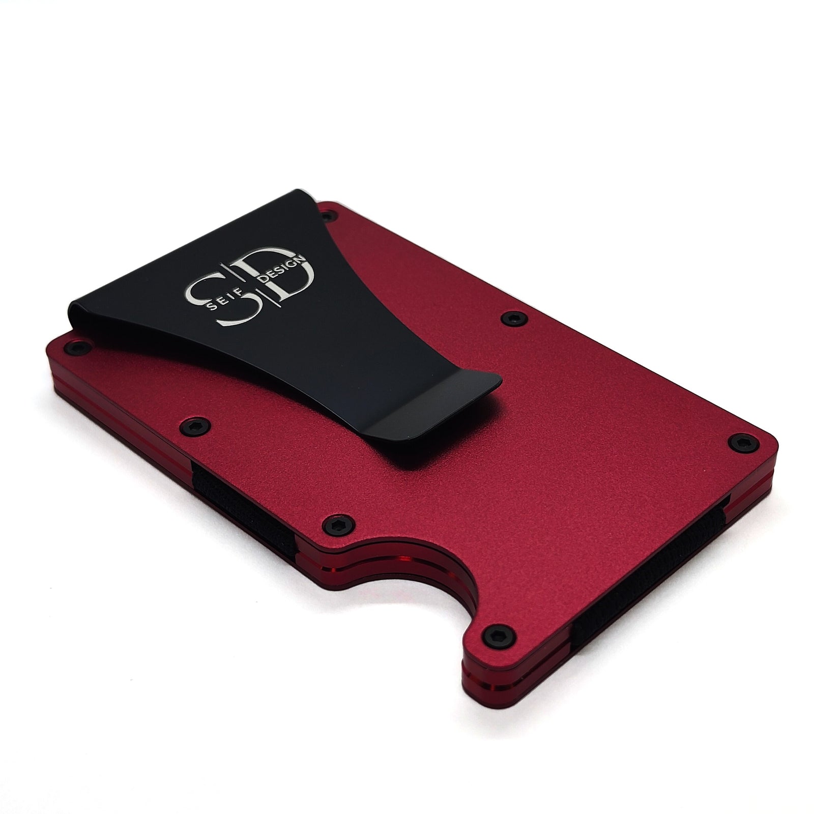 Kartenetui Lite Rot mit RFID-Schutz – Produktansicht 2