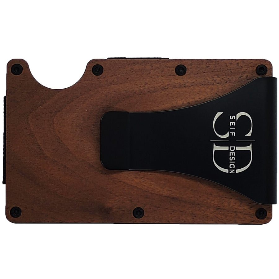 Kartenetui Lite Walnut mit RFID-Schutz