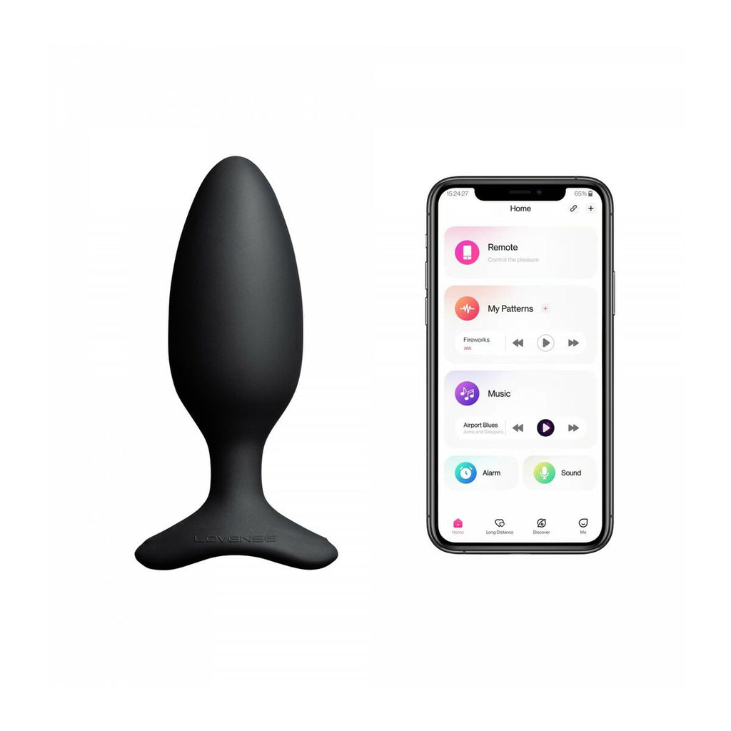 Lovense Anal Plug Schwarz – Hautfreundlich für Freude - Erotik Shop