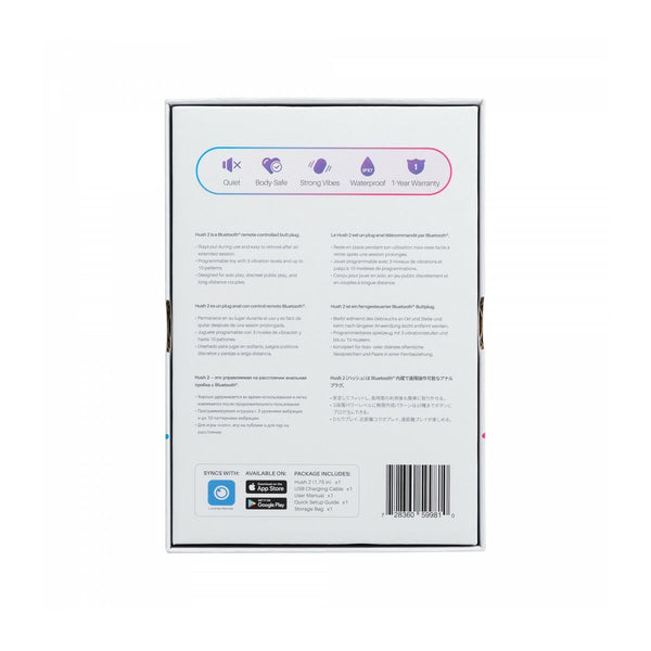 Lovense Anal Plug Schwarz – Hautfreundlich für Freude - Erotik Shop