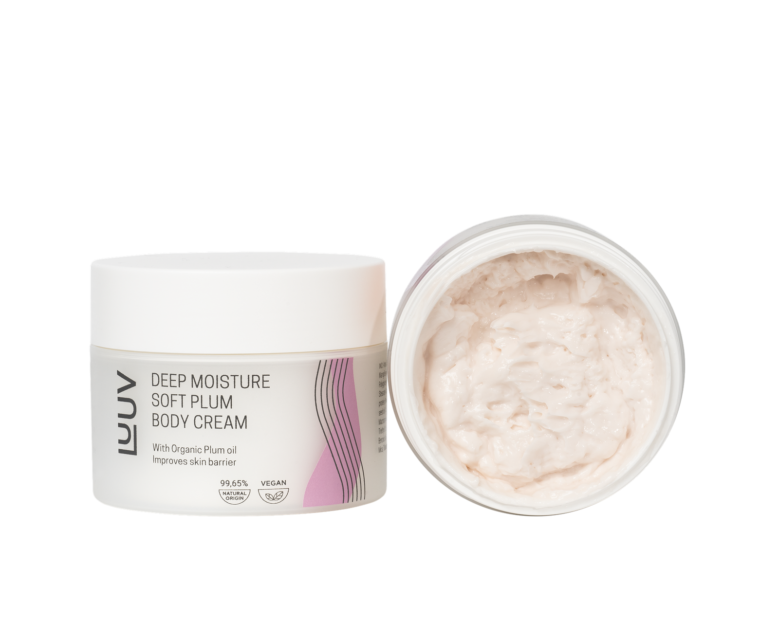 Natürliche intensiv feuchtigkeitsspendende Körpercreme mit Pflaumenöl, 200 ml – Produktansicht 2