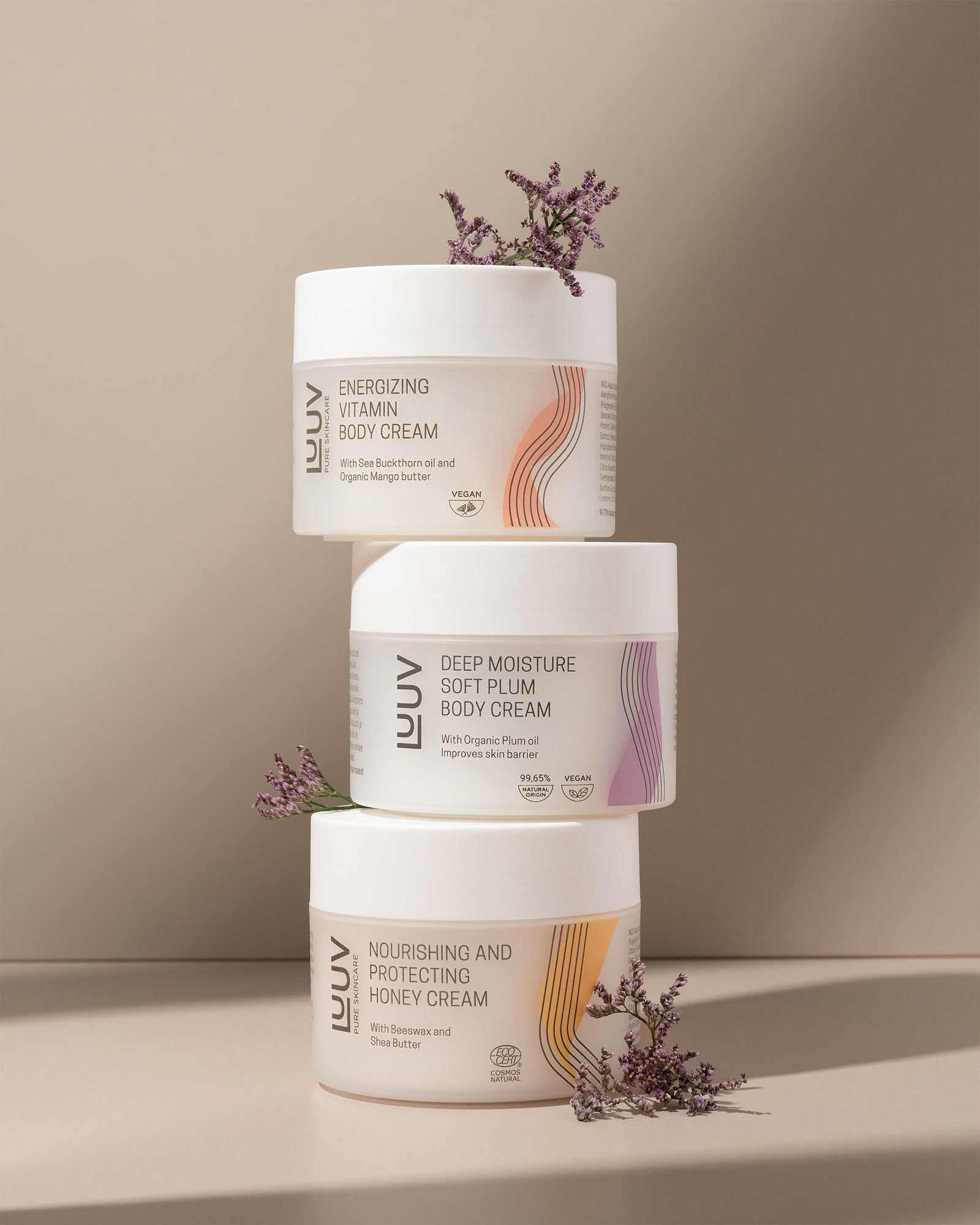 Natürliche intensiv feuchtigkeitsspendende Körpercreme mit Pflaumenöl, 200 ml – Produktansicht 3