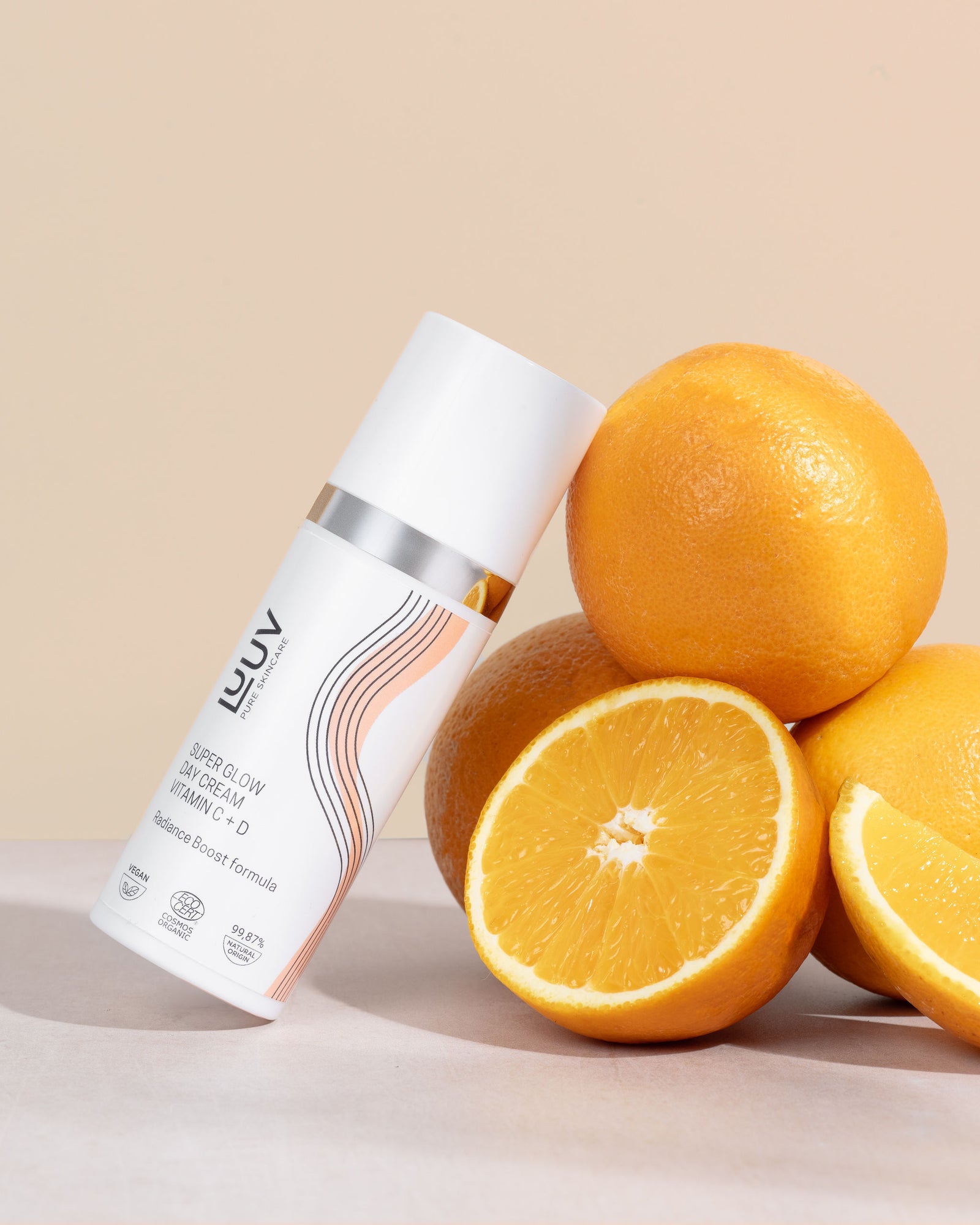 Super Glow Tagescreme Vitamin C + D COSMOS, 50 ml