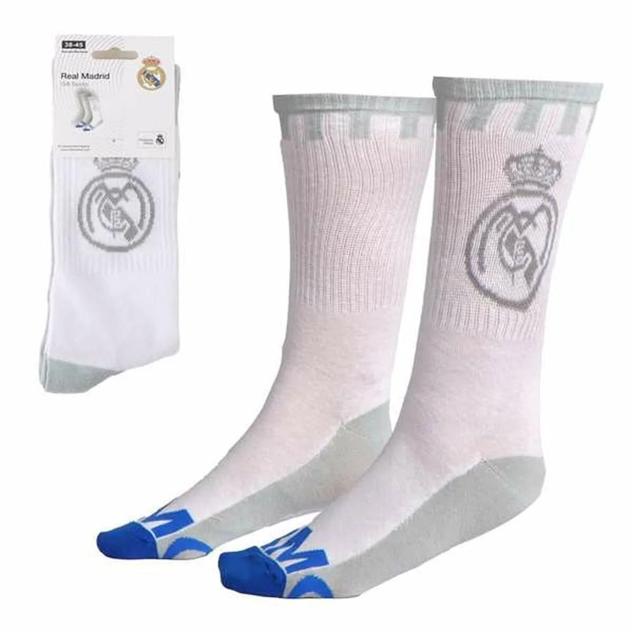 Crew-Socken Real Madrid Weiß Größe 38 bis 45