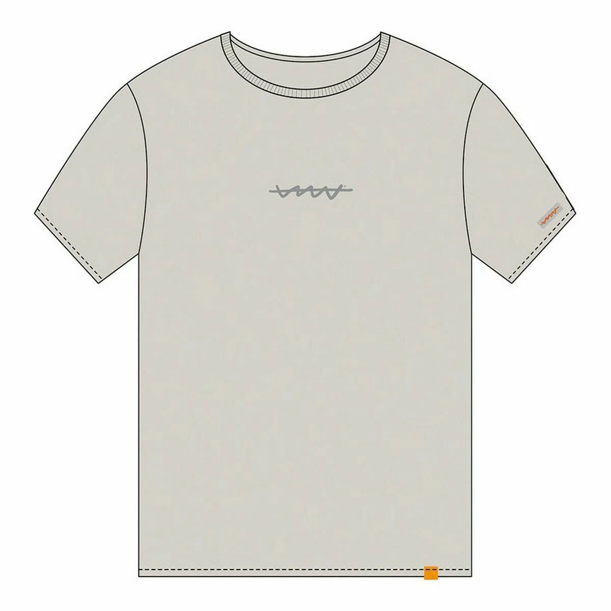 Herren-T-Shirt Cállate la Boca Beige – Produktansicht 2