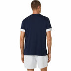 Asics Court Herren Sport T-Shirt Kurzarm Marineblau - Mode & Accessoires