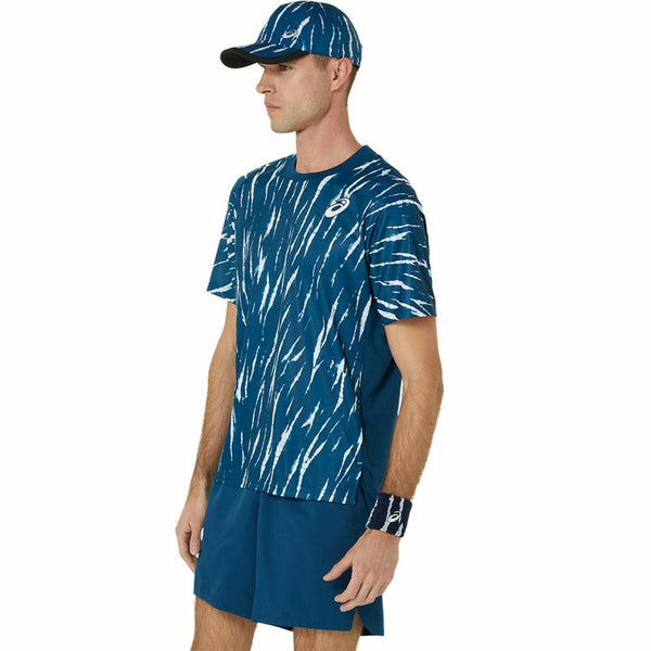 Asics Game SS Top Blau – Leichtes Sport T-Shirt für Tennis - Mode & Accessoires