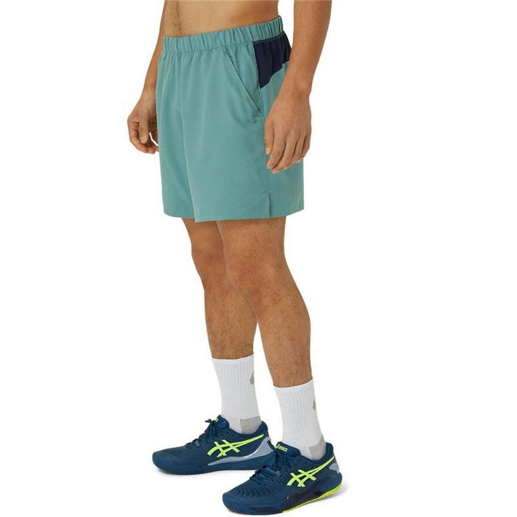 Asics Herren-Sportshorts grün - atmungsaktives Material - Sport & Freizeit