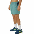 Asics Herren-Sportshorts grün - atmungsaktives Material - Sport & Freizeit