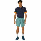 Asics Herren-Sportshorts grün - atmungsaktives Material - Sport & Freizeit
