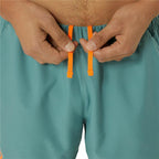 Asics Herren-Sportshorts grün - atmungsaktives Material - Sport & Freizeit