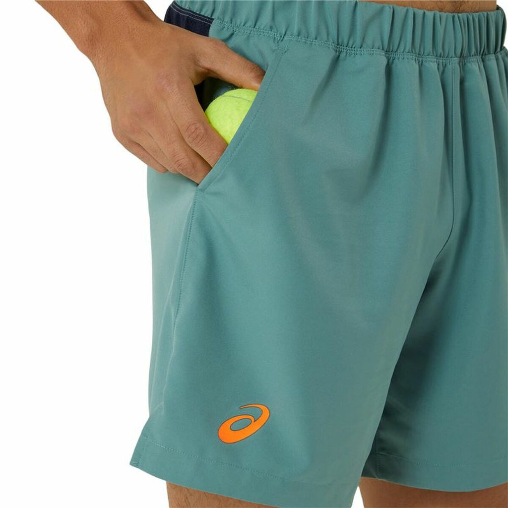 Asics Herren-Sportshorts grün - atmungsaktives Material - Sport & Freizeit