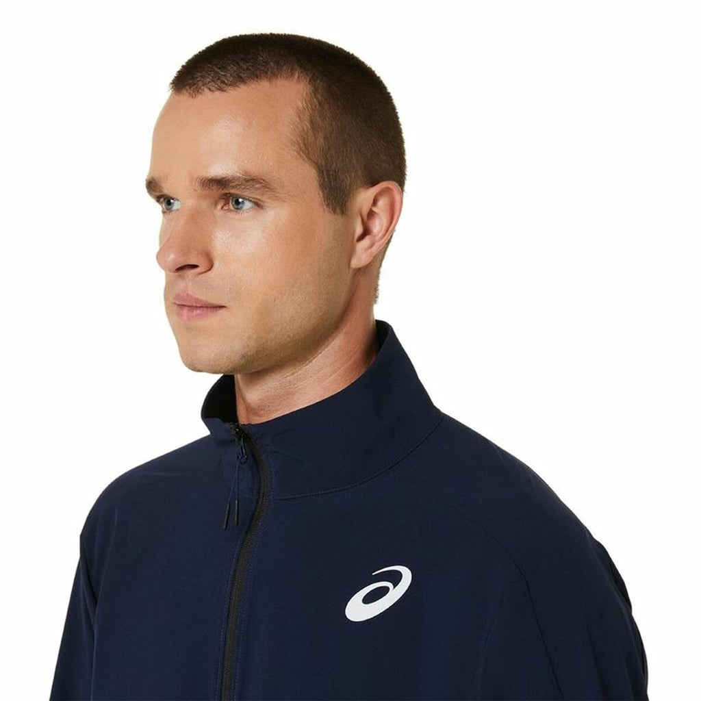 Asics Match Sportjacke Herren Dunkelblau Atmungsaktiv - Sport & Freizeit