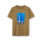 Astore Herren Kurzarm-T-Shirt Camel Braun - Komfortabel - Sport & Freizeit