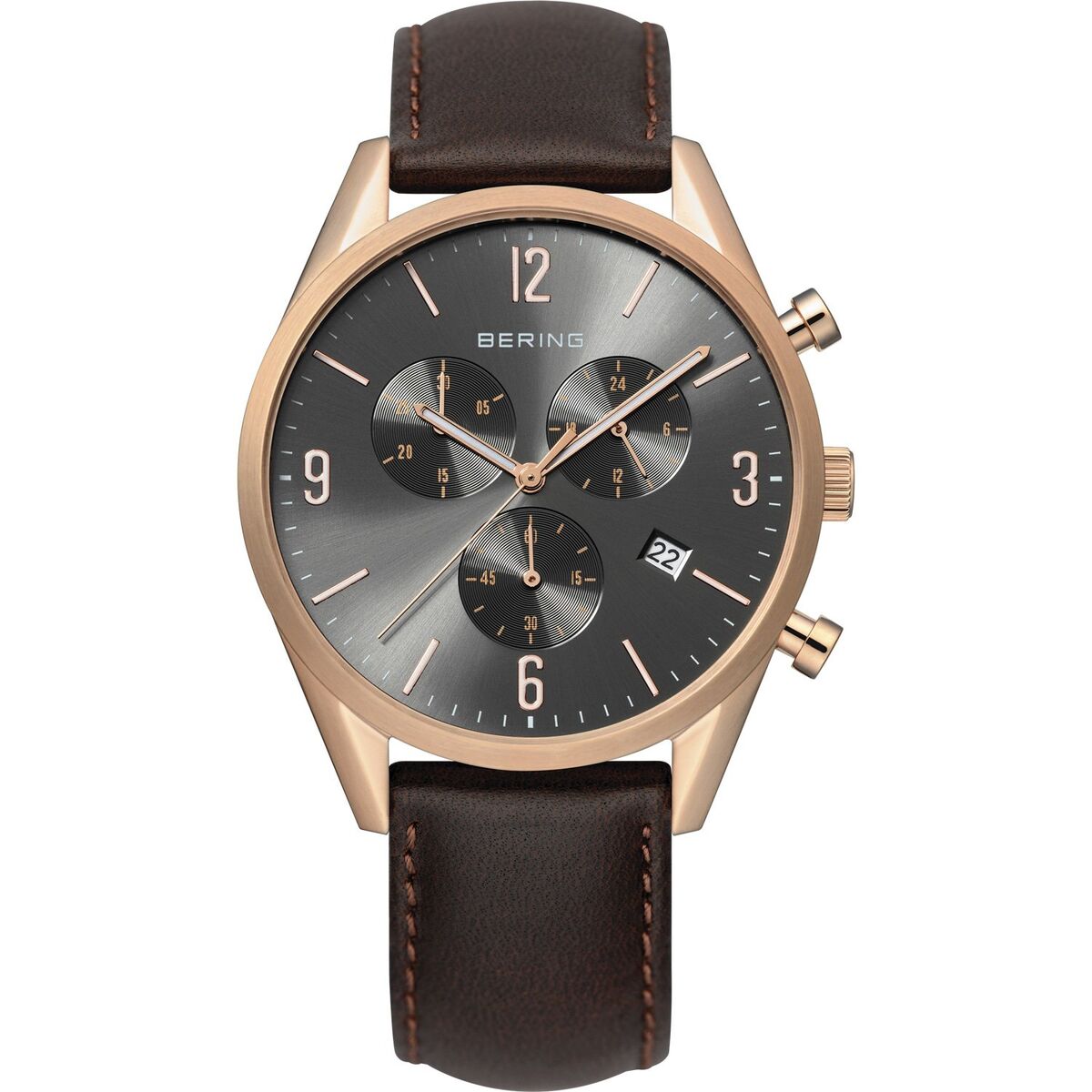 Bering Herrenuhr 42 mm – Elegantes Design in Rosa