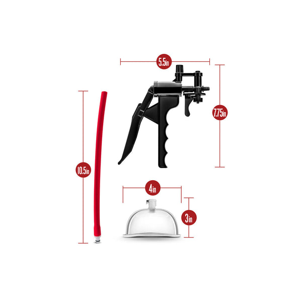 Blush Temptasia Penispumpe Schwarz Ø 8,2 cm Komfort - Neuheiten