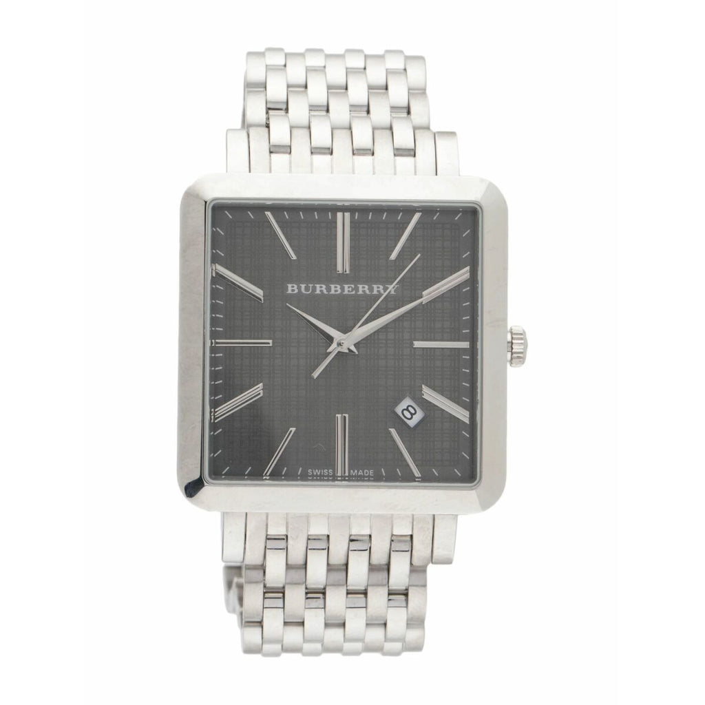 Burberry Herrenuhr – Elegantes Design in Grau