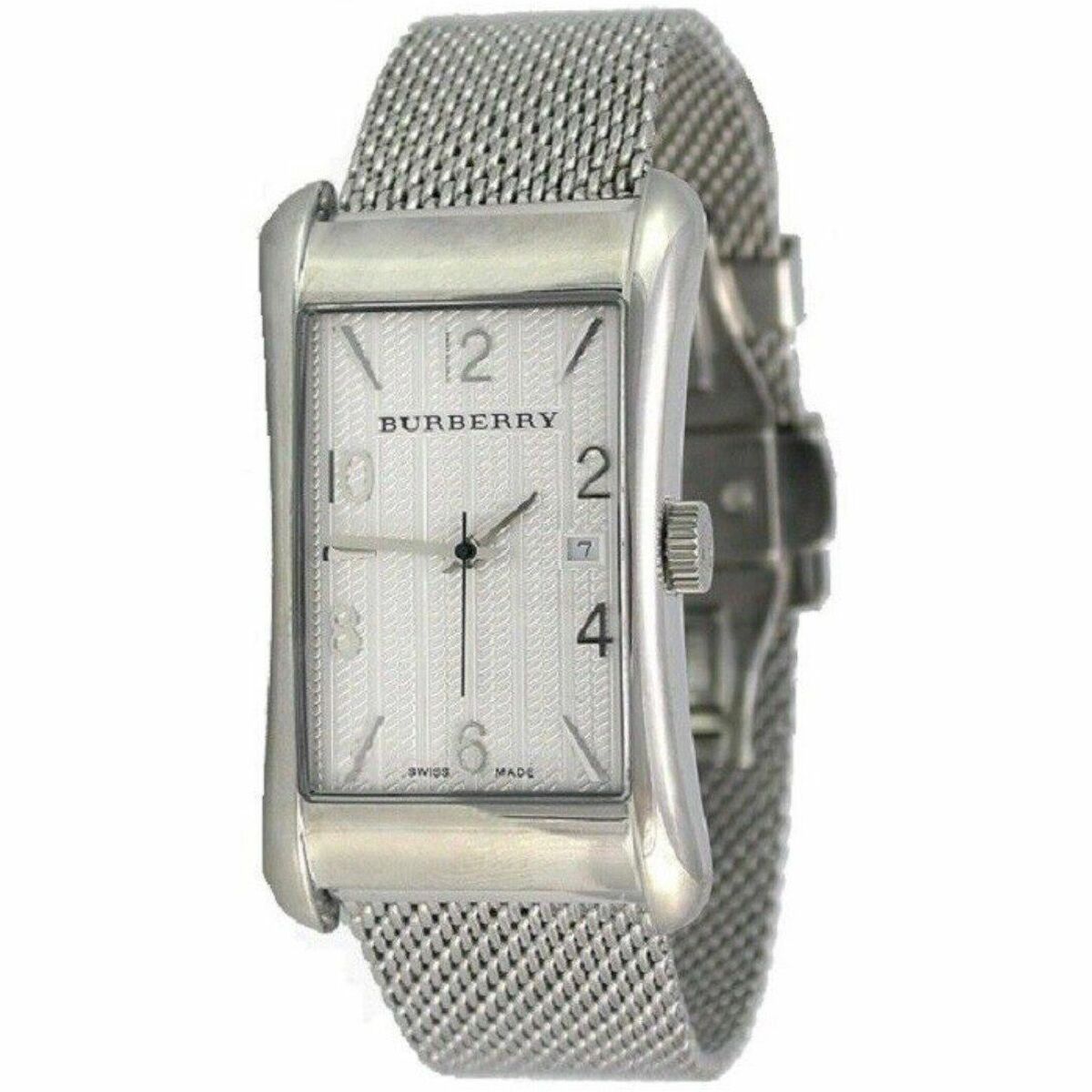 Burberry Herrenuhr – Elegantes Design in Grau