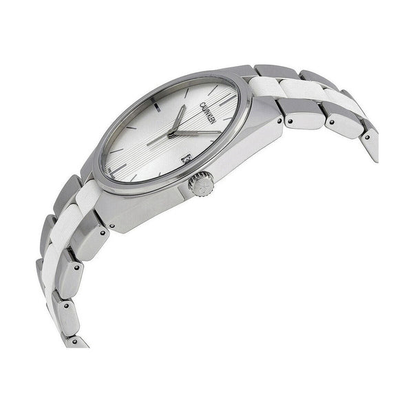 Calvin Klein Herrenarmbanduhr Edelstahl mit Datumsanzeige - Mode & Accessoires