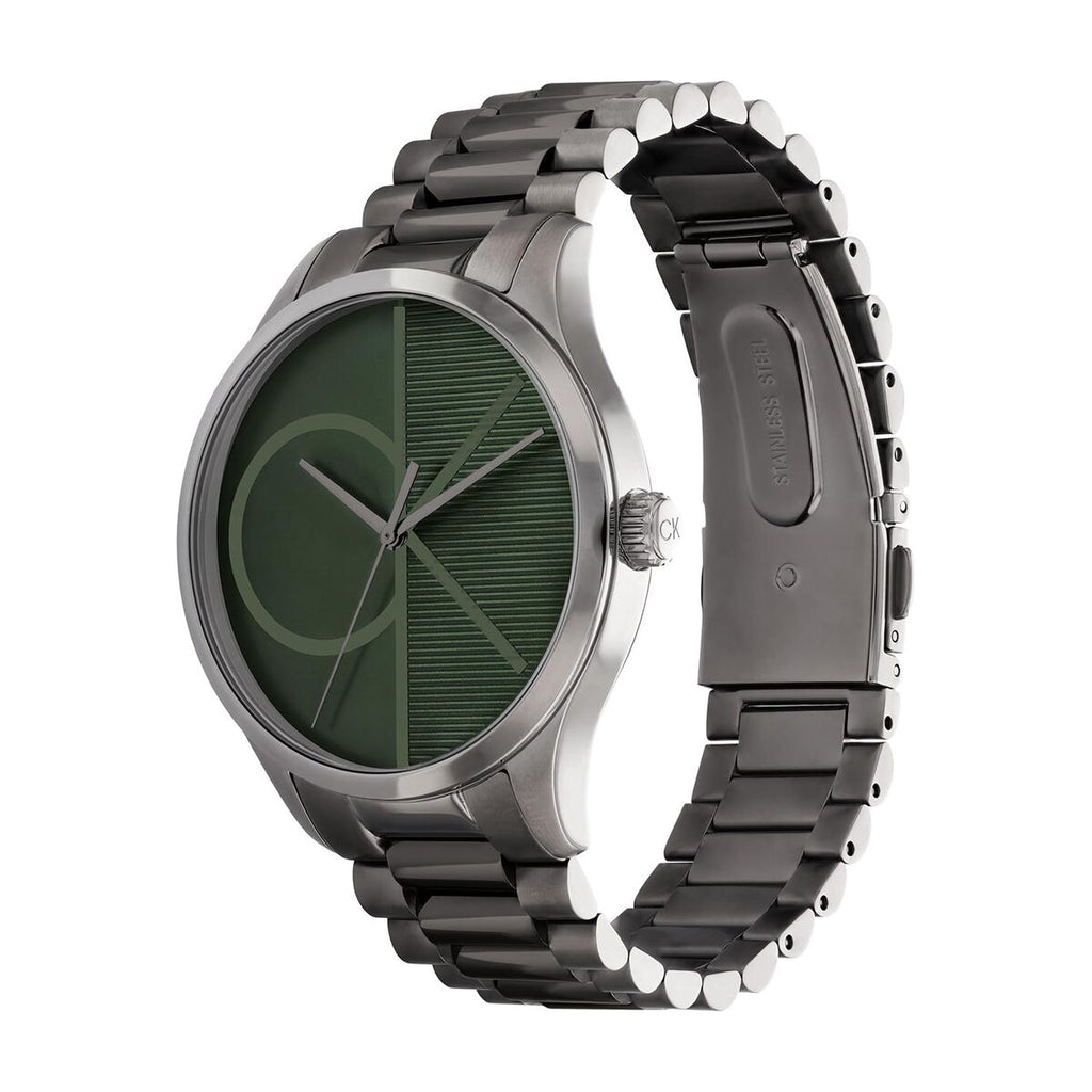 Calvin Klein Herrenarmbanduhr Edelstahl Grau – Stilvolles Design