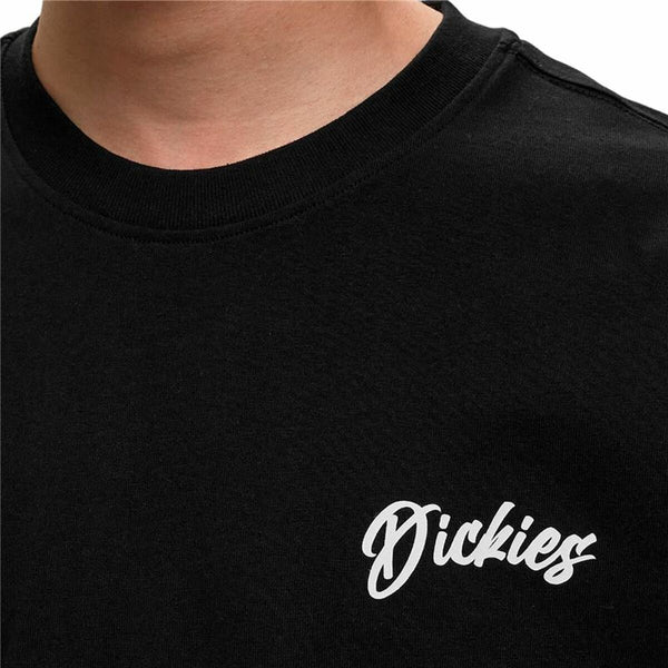 Dickies Herren Kurzarm-T-Shirt Schwarz – 100 % Baumwolle - Sport & Freizeit