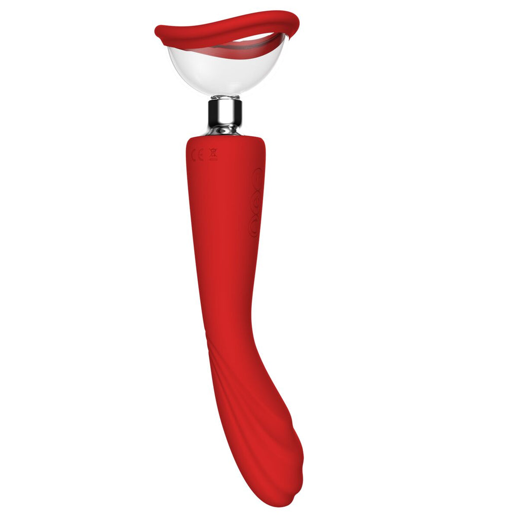 Dream Toys Penispumpe Red Revolution Rot Silikon Ø 3,5 cm - Neuheiten