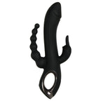 Evolved Trifecta Doppelte Penetration Stroker Schwarz - Erotik Shop