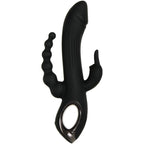 Evolved Trifecta Doppelte Penetration Stroker Schwarz - Erotik Shop