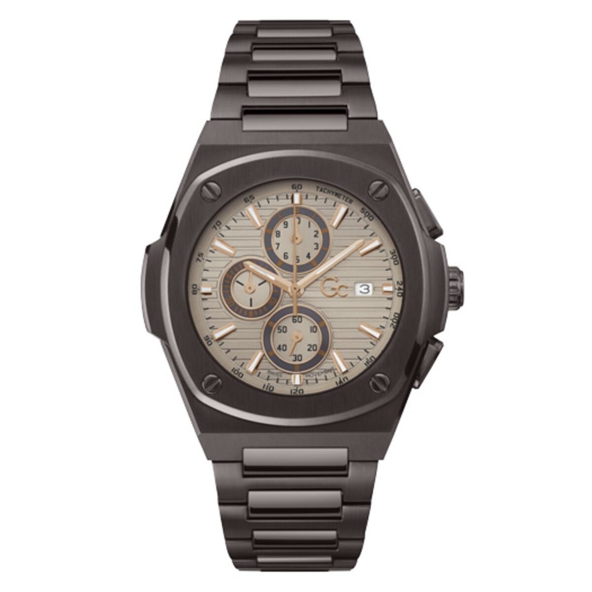 GC Watches Herrenuhr Y99013G1MF 44 mm Edelstahl