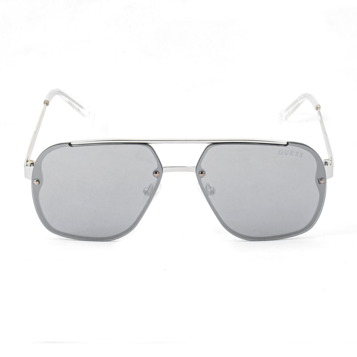 Guess Herrensonnenbrille – Grauer Metallrahmen UV-Schutz