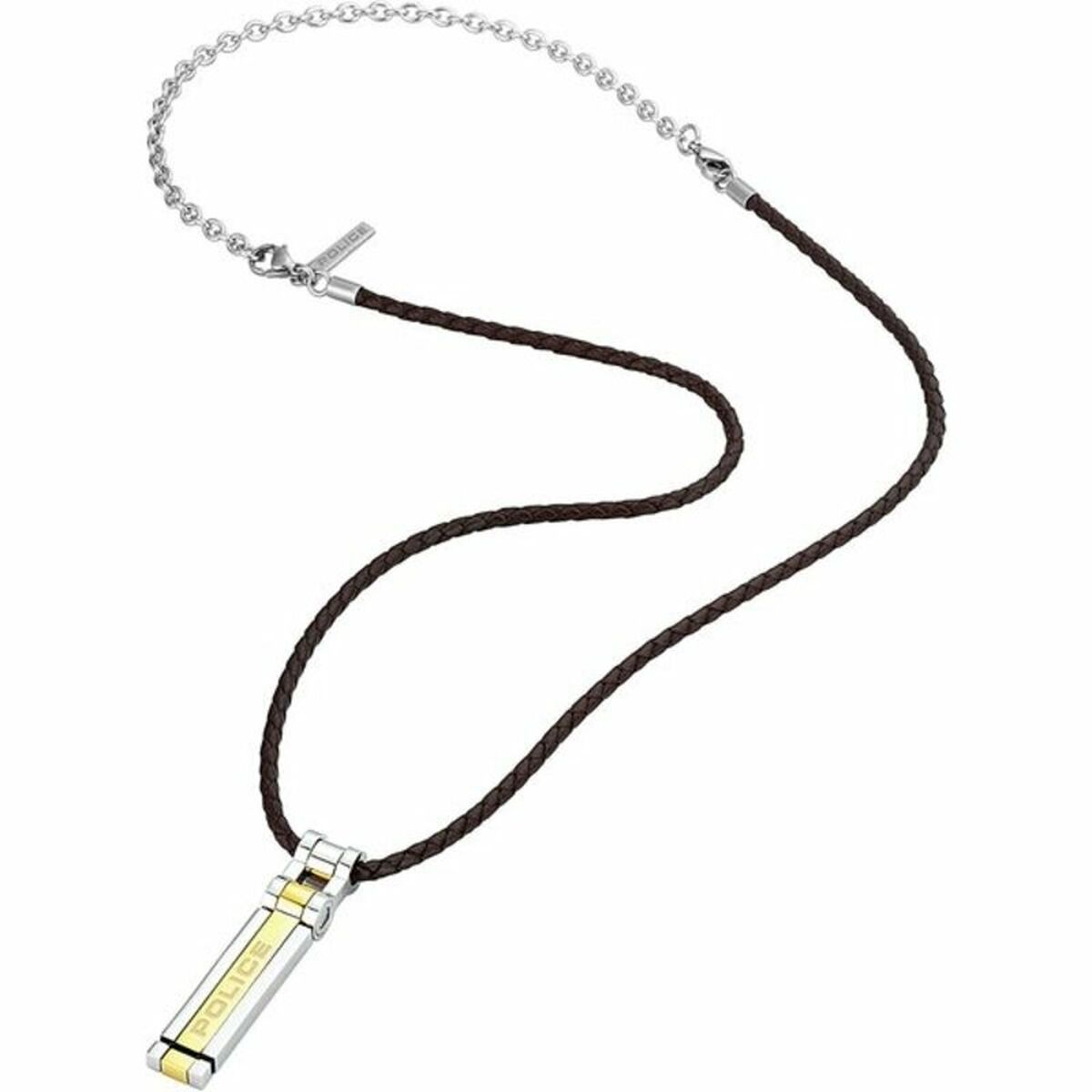 Halsband Police Herren Schmuck Edelstahl 70 cm - Mode & Accessoires