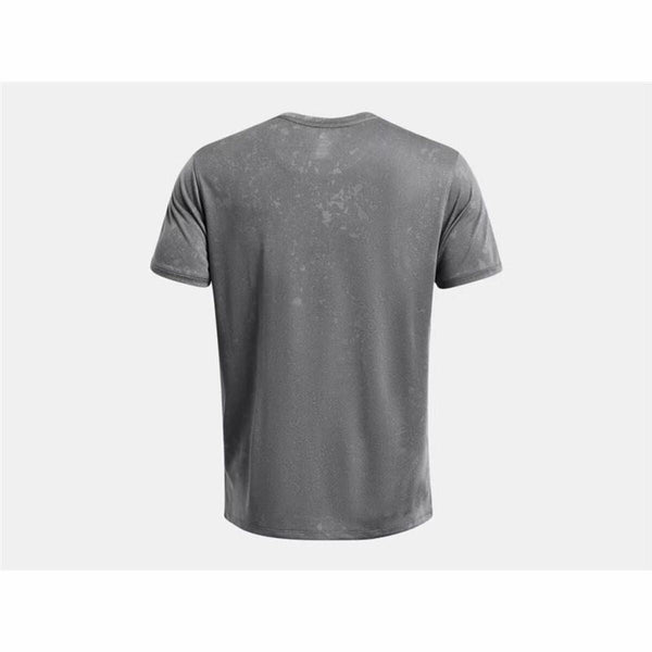Herren Kurzarm-T-Shirt Under Armour Launch Splatter Grau - Sport & Freizeit