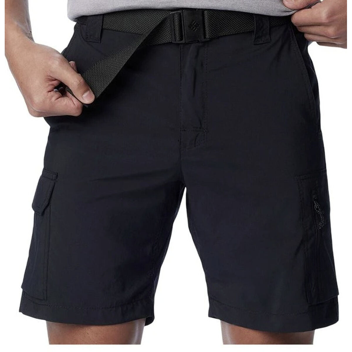 Herren Sportshorts Columbia Silver Ridge Schwarz