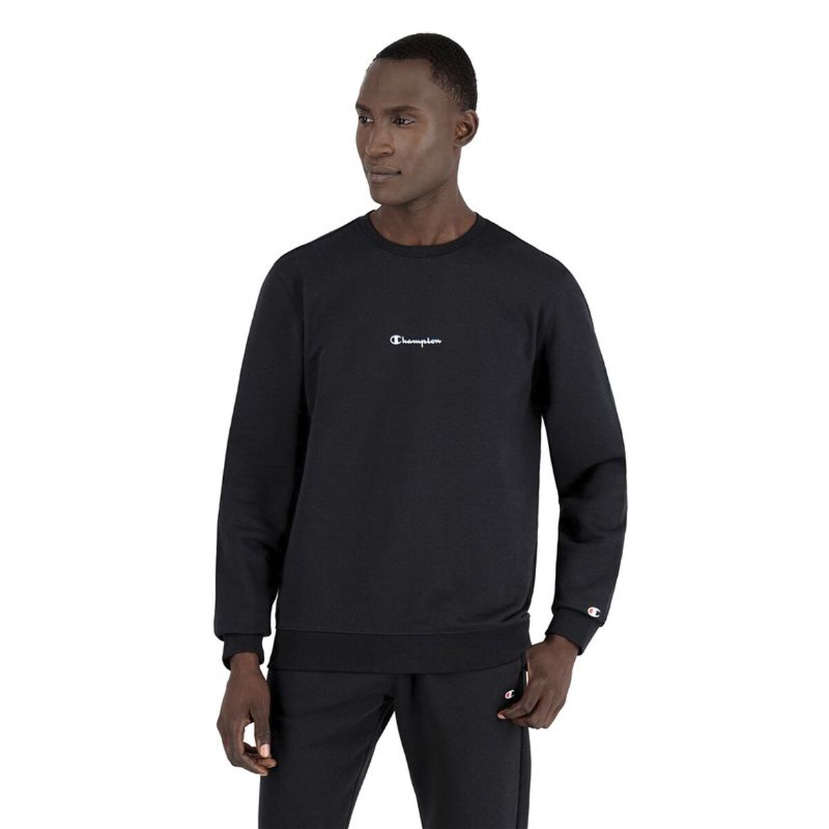 Herren Sweater Champion Basket Graphic M Schwarz