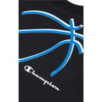 Herren Sweater Champion Basket Graphic M Schwarz