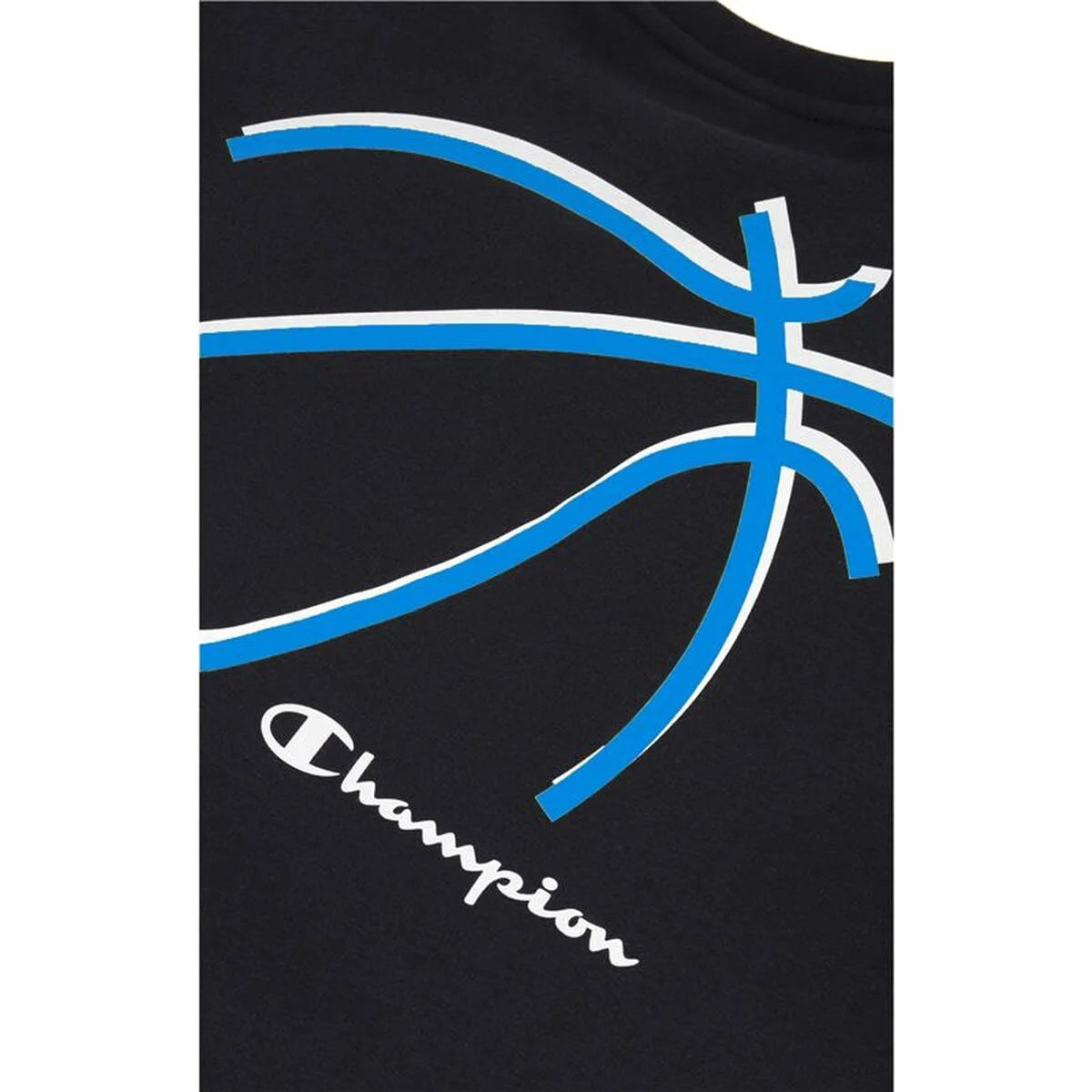 Herren Sweater ohne Kapuze Champion Basket Graphic M Schwarz – ausgewählte Produktansicht