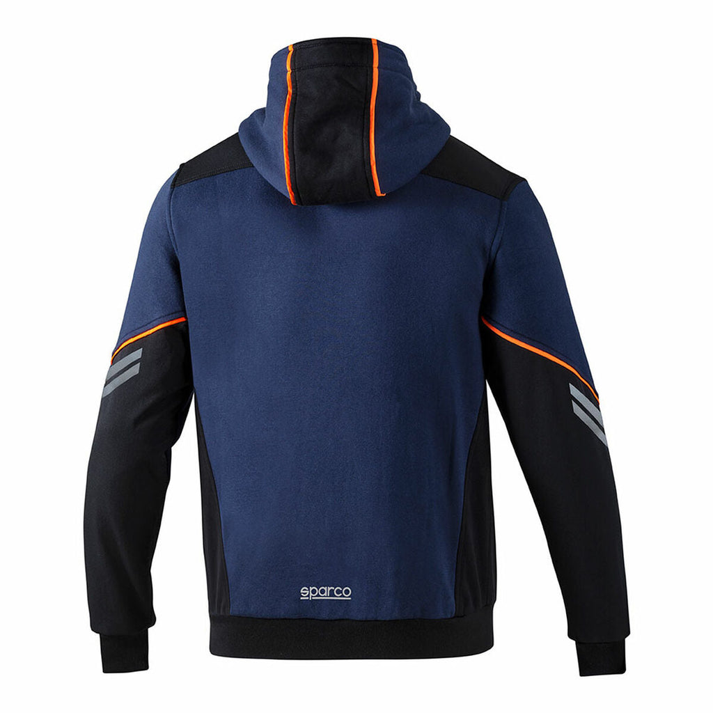 Herren Sweater mit Kapuze Sparco Tech Ndis Marineblau - Mode & Accessoires