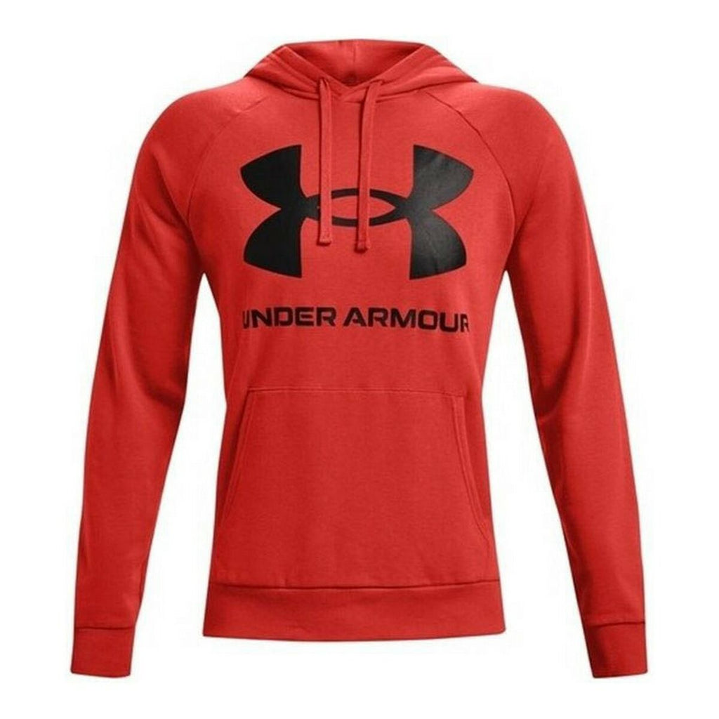 Herren Sweater mit Kapuze Under Armour Fleece Rival Rot - Sport & Freizeit