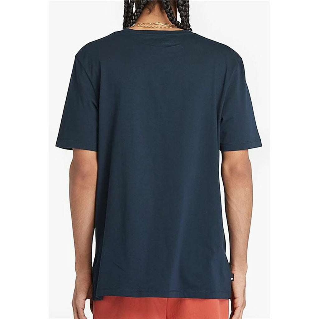 Herren T Shirt Timberland Stack Logo Schwarz