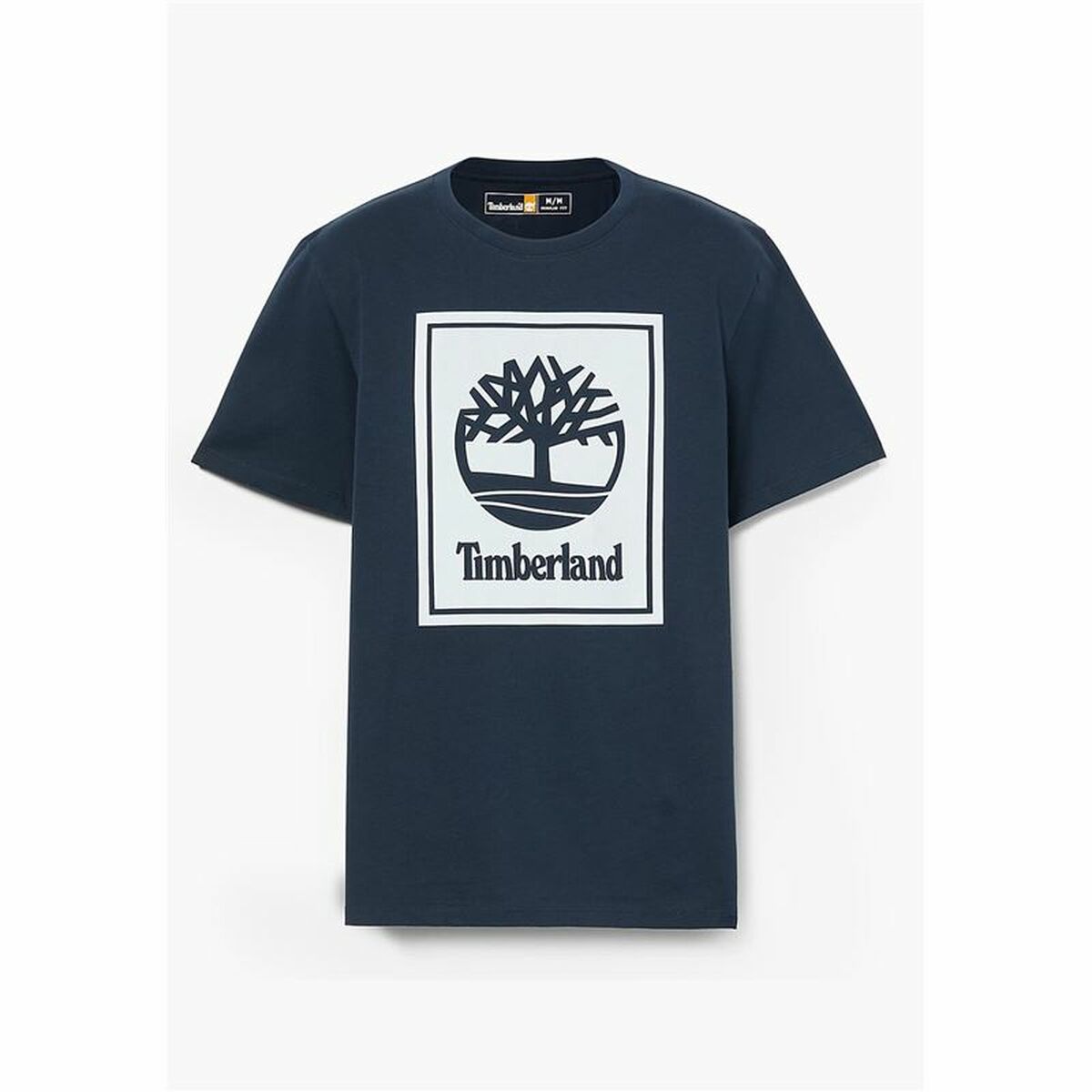 Herren T Shirt Timberland Stack Logo Schwarz