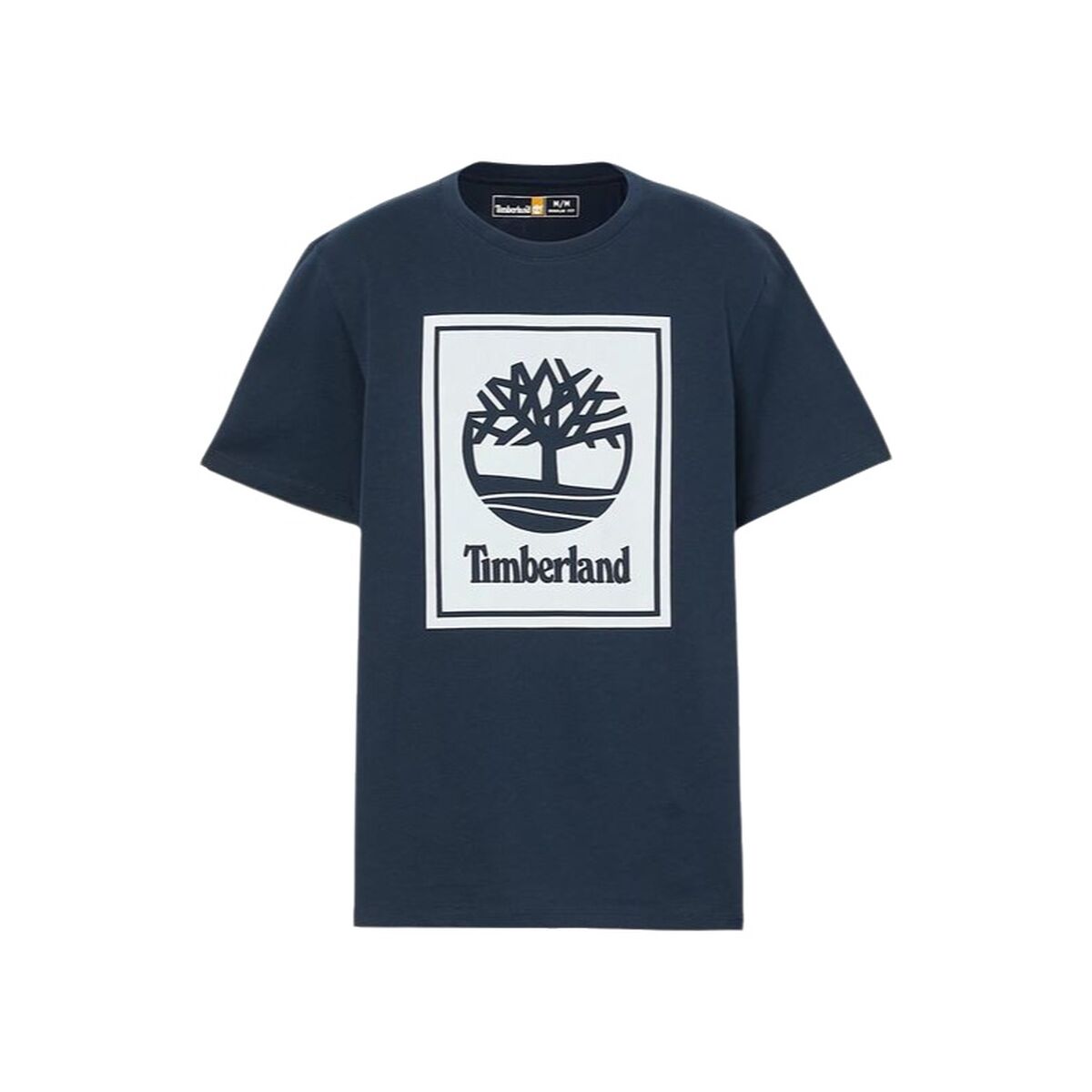 Herren T Shirt Timberland Stack Logo Schwarz