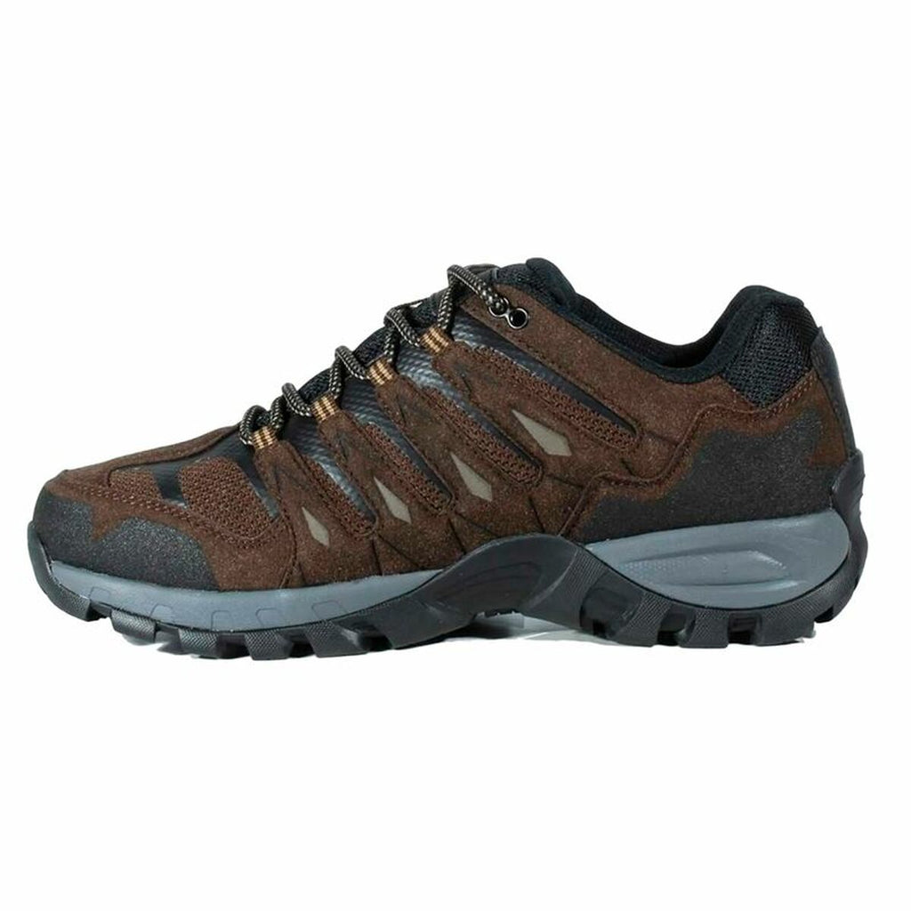 Hi-Tec Corzo Low WP Herren Laufschuhe Braun Wasserabweisend - Sport & Freizeit