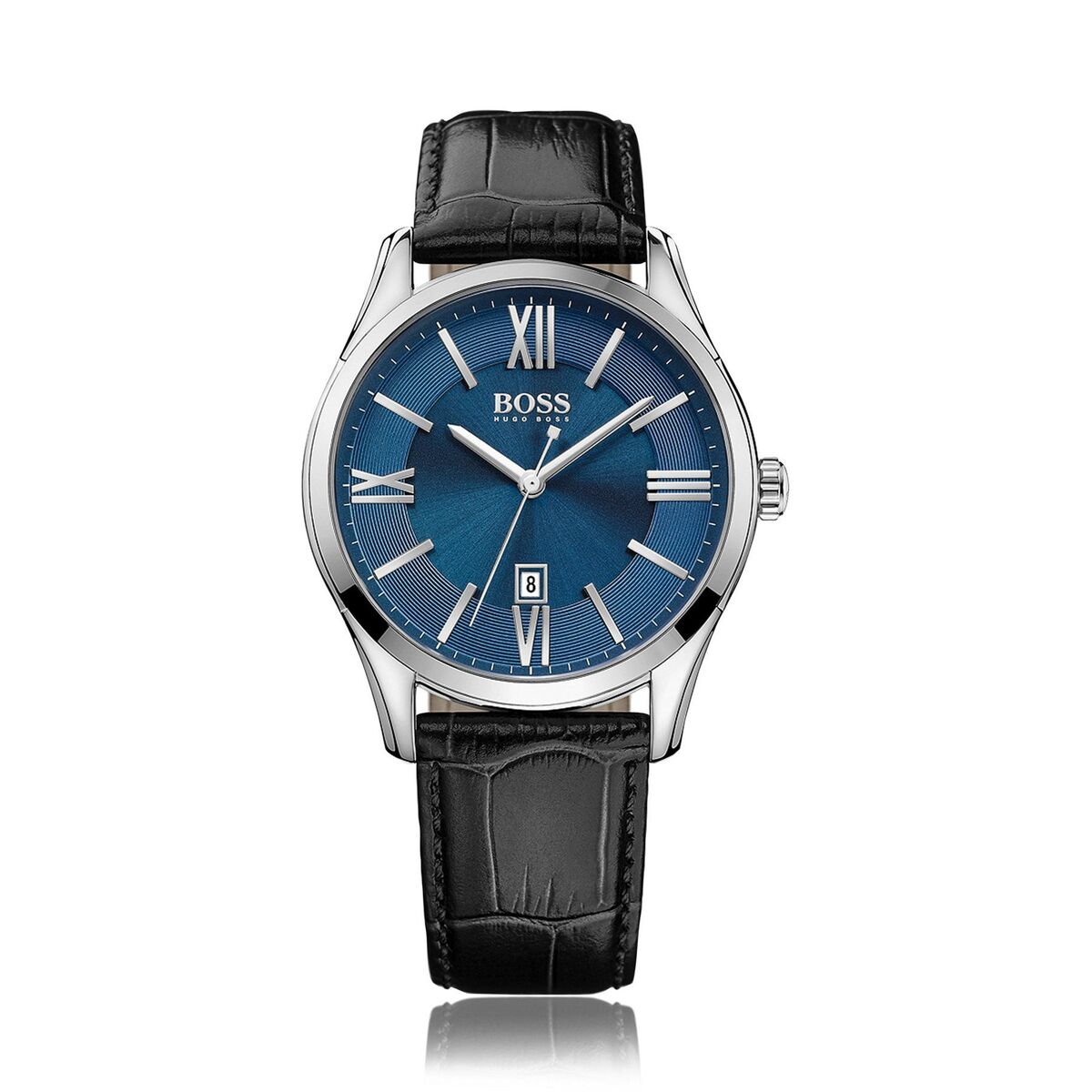 Hugo Boss Armbanduhr – Edelstahl Grau Schwarz 42 mm