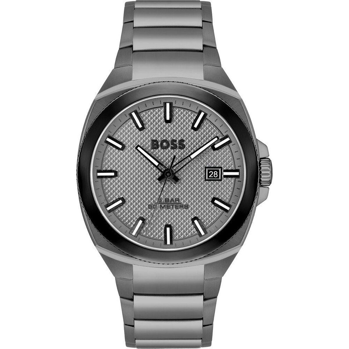 Hugo Boss Armbanduhr Herren – Edelstahl Grau Ø 41 mm