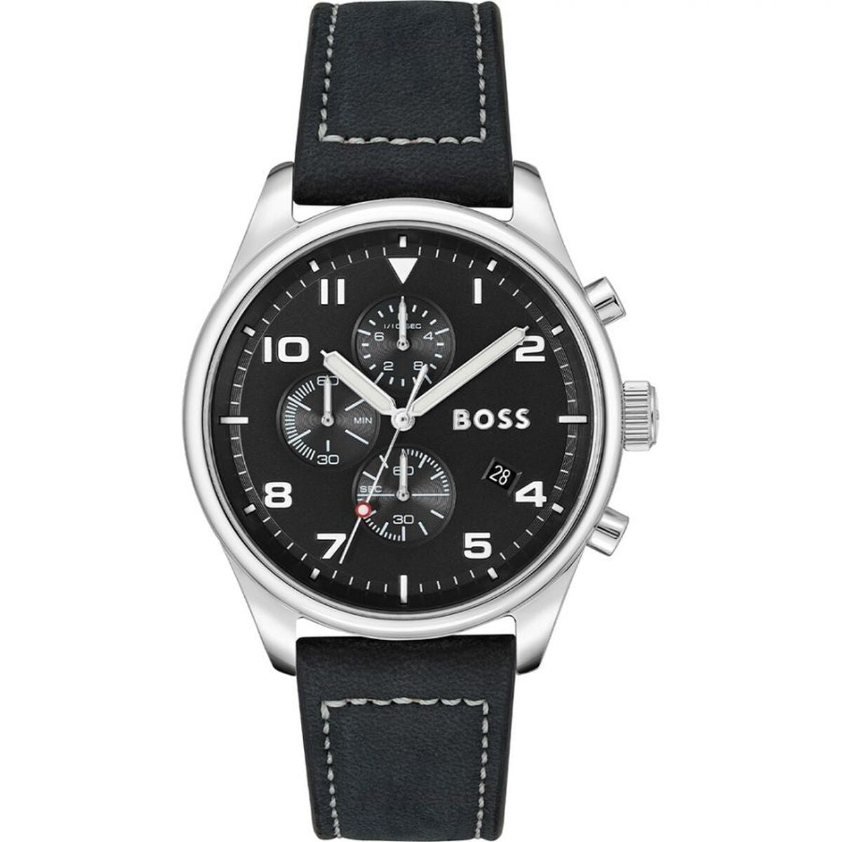Hugo Boss Armbanduhr Herren Edelstahl Grau – Sportlich Elegant