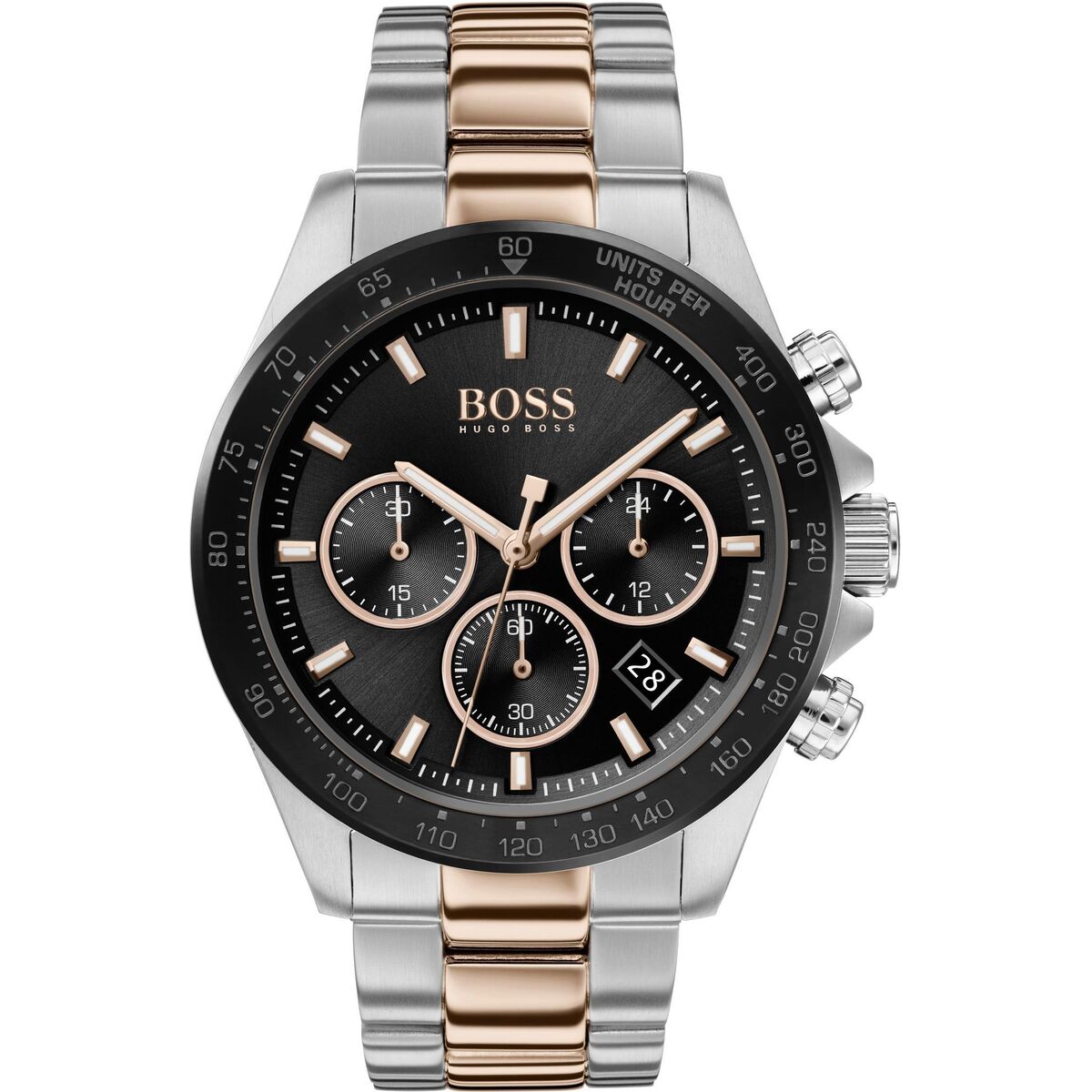 Hugo Boss Armbanduhr Herren Edelstahl Grau – Sportlich