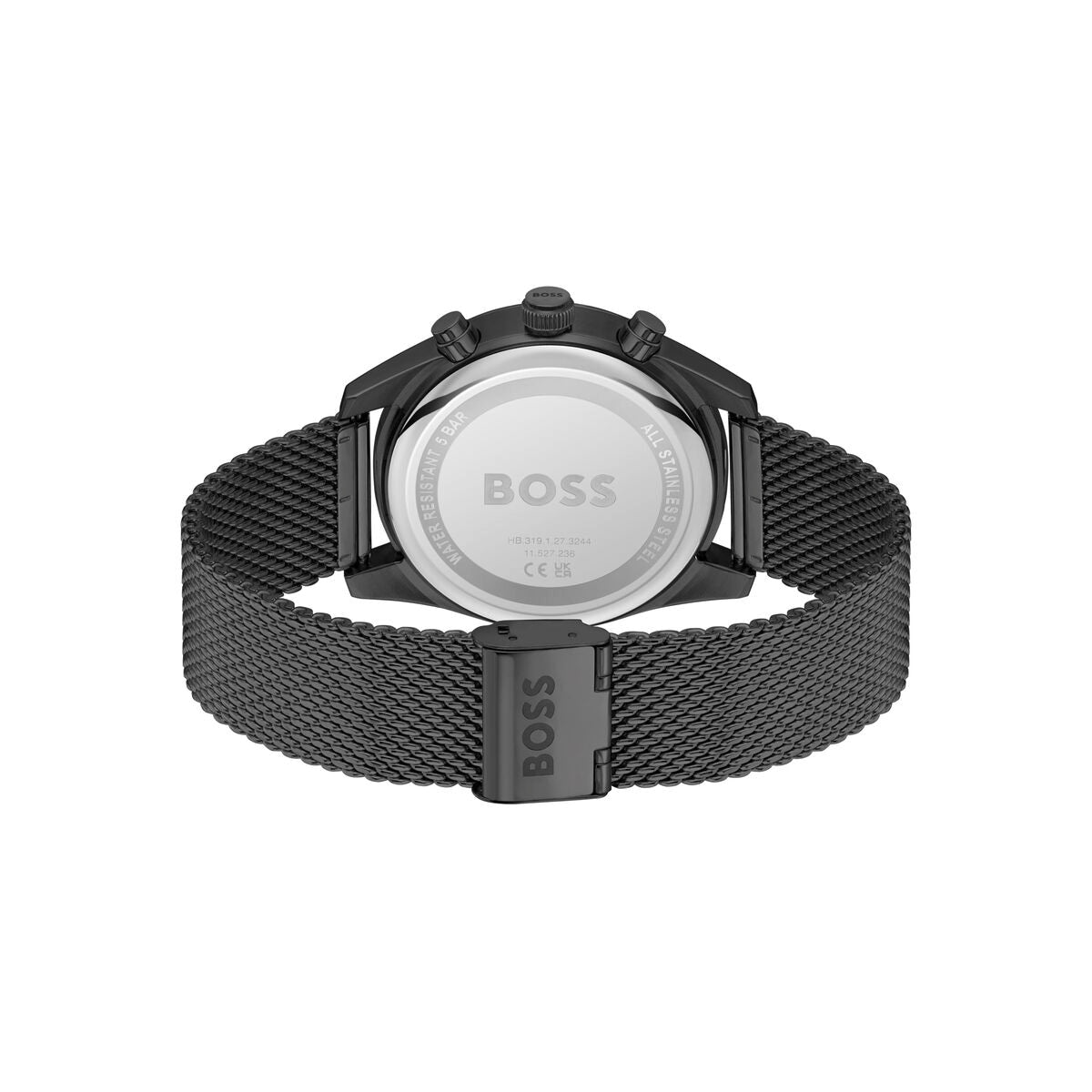Hugo Boss Armbanduhr Herren Edelstahl Schwarz – Sportlich