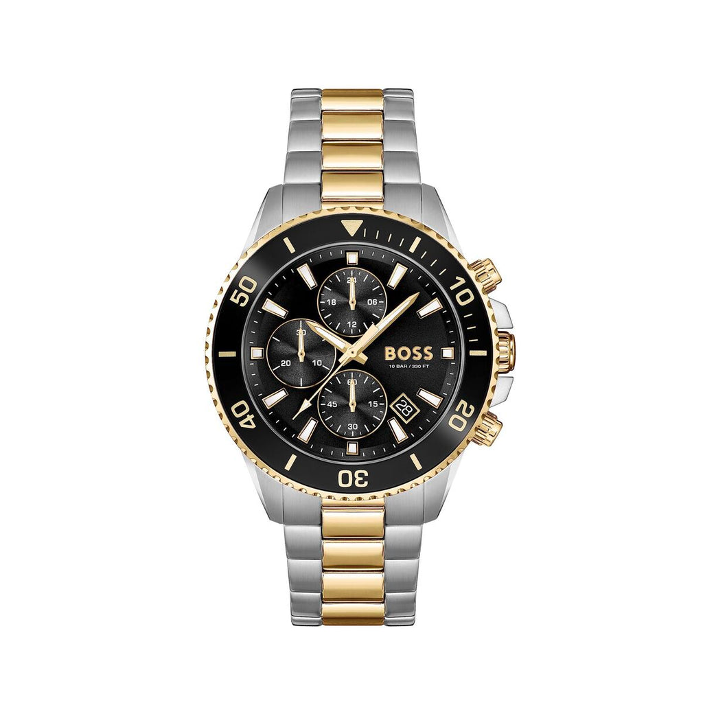 Hugo Boss Herren Armbanduhr – Edelstahl Grau 45 mm
