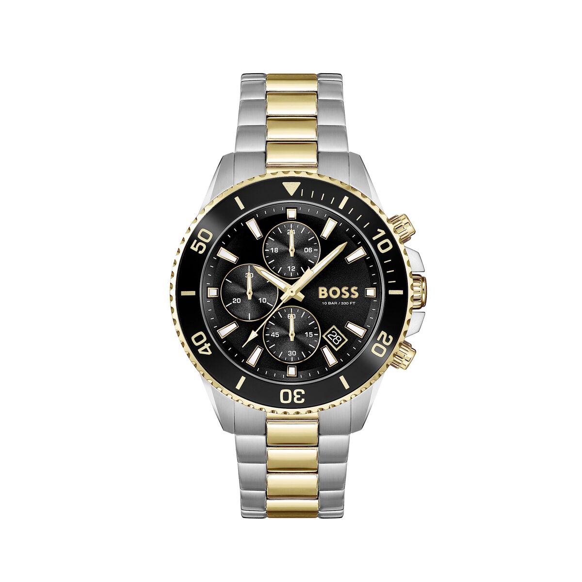 Hugo Boss Herren Armbanduhr – Edelstahl Grau 45 mm
